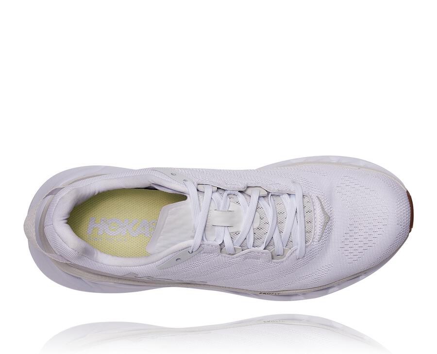 Zapatillas Asfalto Hoka One One Hombre - Elevon 2 - Blancas - OTK947083